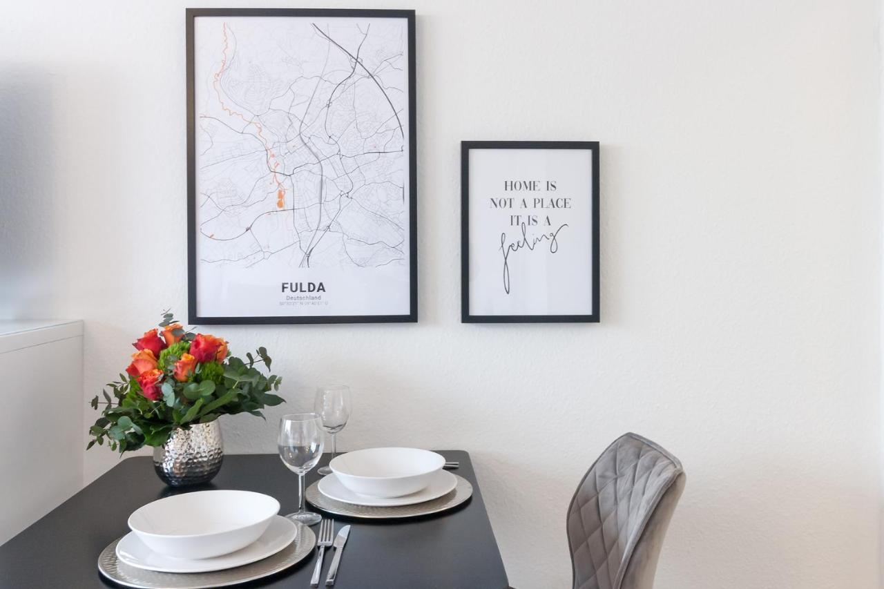 Modernes Apartment Liobablick Nr1 Fewo Fulda Petersberg 彼得堡 外观 照片